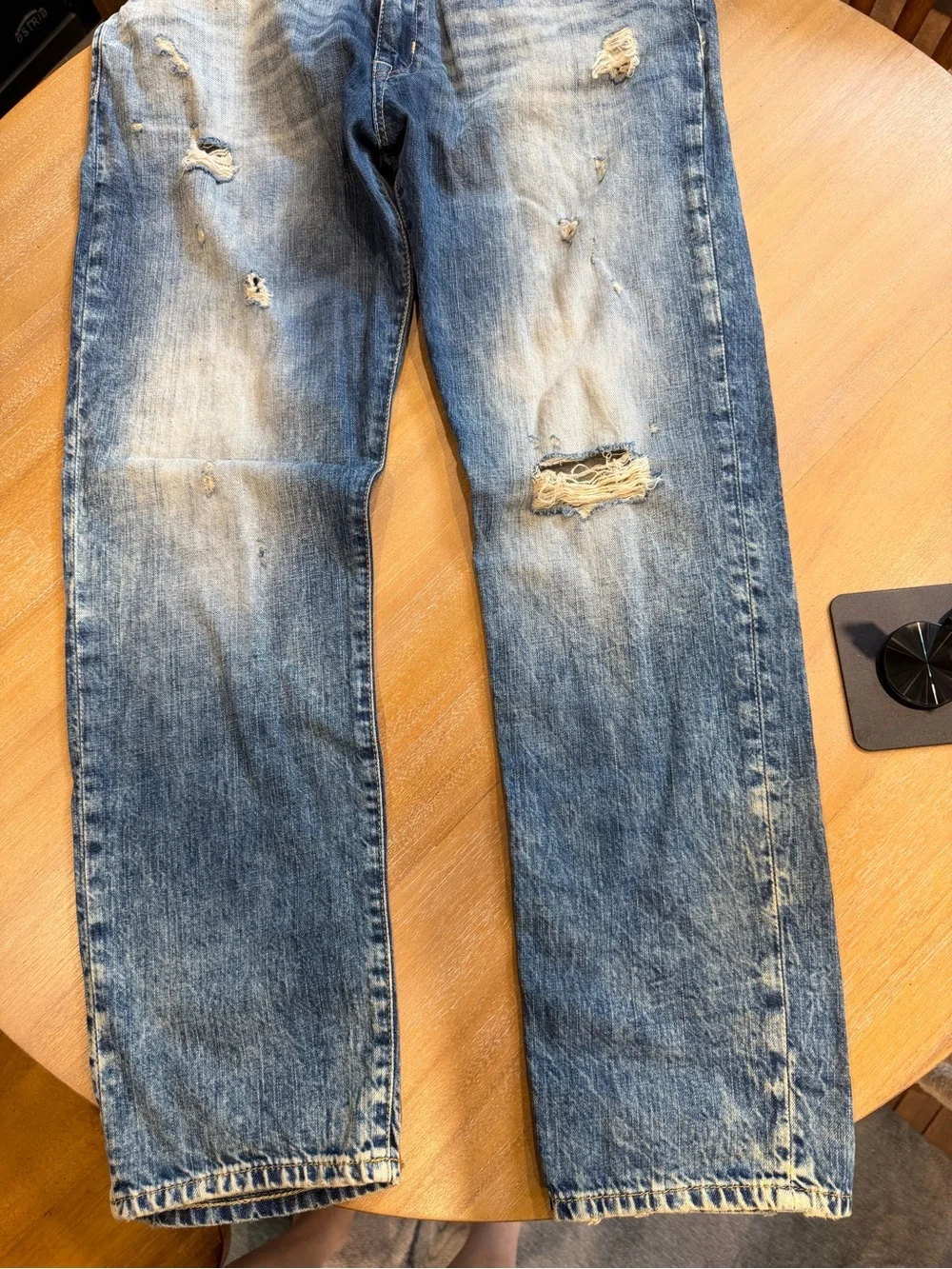 Ralph Lauren Denim & Supply distressed jeans -boyfriend style - Picture 4 of 8